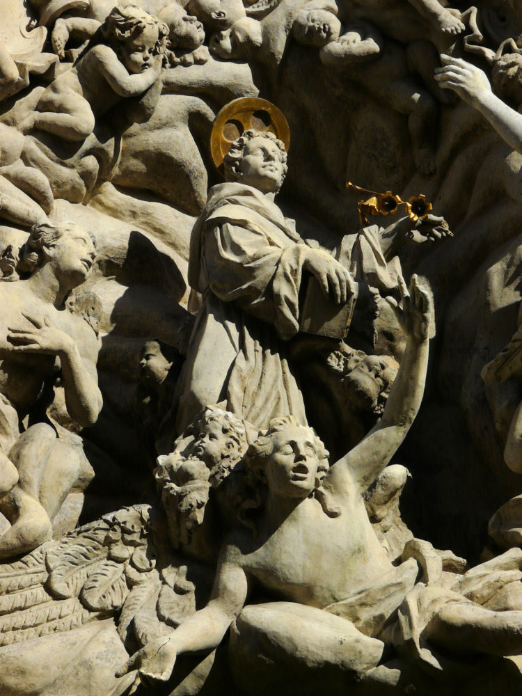 Baroque sculpture, Church of St James, Prague