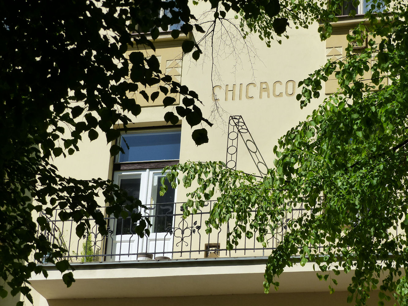 art nouveau balcony, Prague