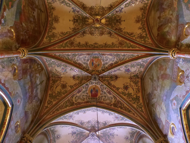 Interior ceiling, Vyšehrad basilica
